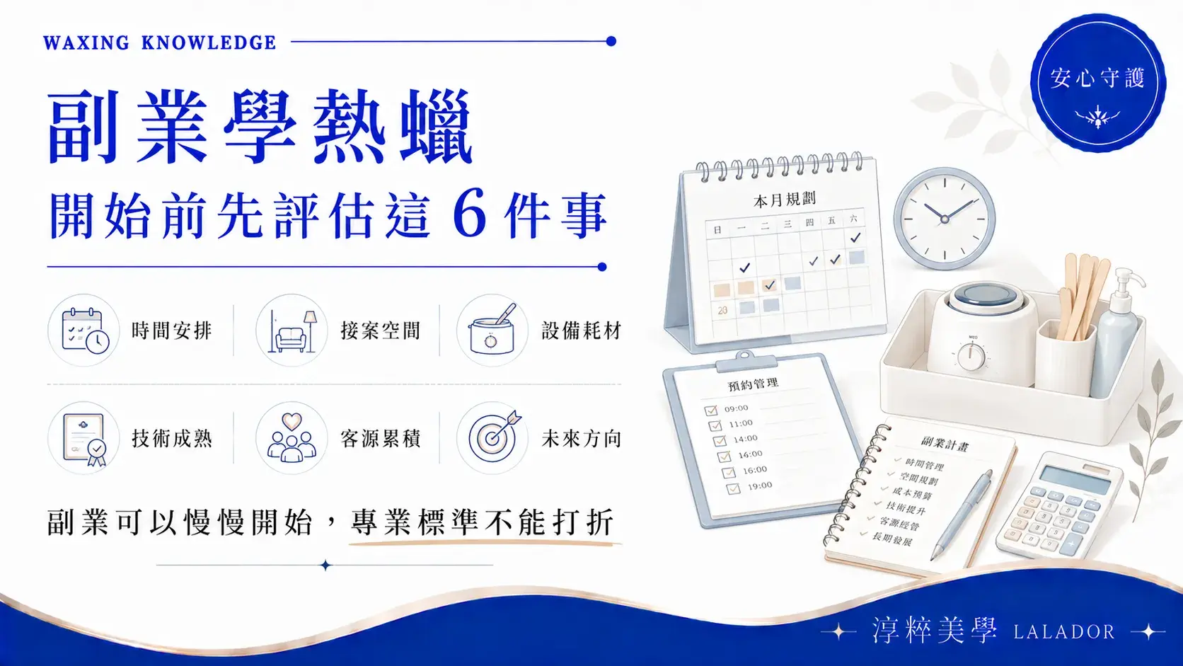 學熱蠟可以當副業嗎？上班族利用下班或假日接熱蠟客前應評估時間、空間、成本、技術、客源與未來方向學熱蠟可以當副業嗎 上班族熱蠟副業評估