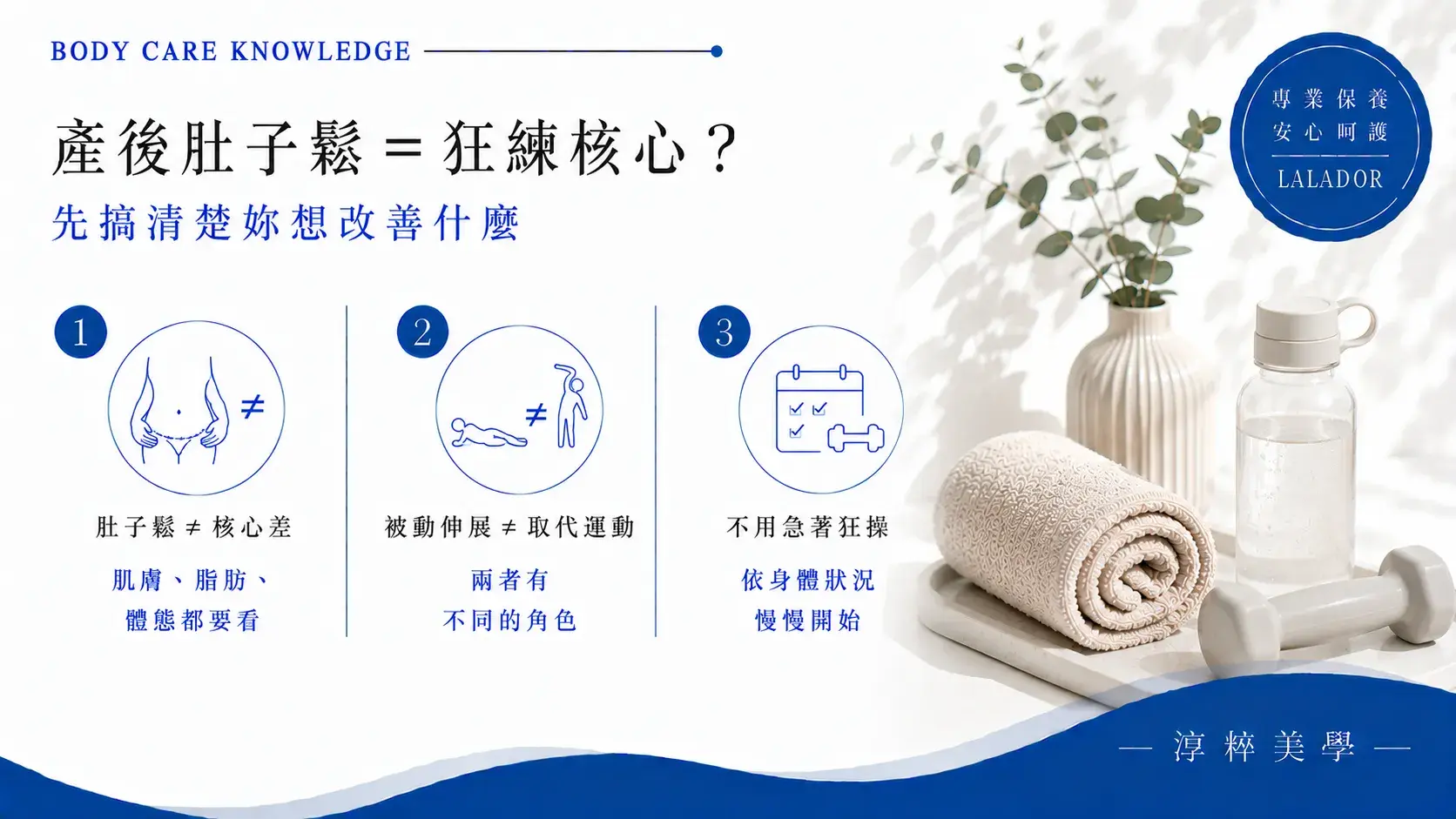 產後肚子鬆不一定代表核心沒力，腹部肌膚、脂肪與整體體態都可能影響外觀 Postpartum Belly Core Exercise Xinzhuang