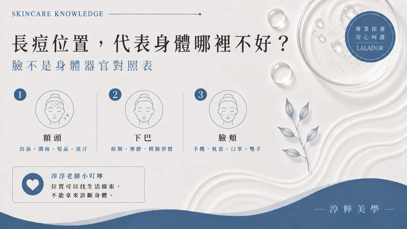 額頭下巴臉頰一直長痘代表身體哪裡不好？不同長痘位置常見原因44 Acne Face Location Causes Lalador Cropped