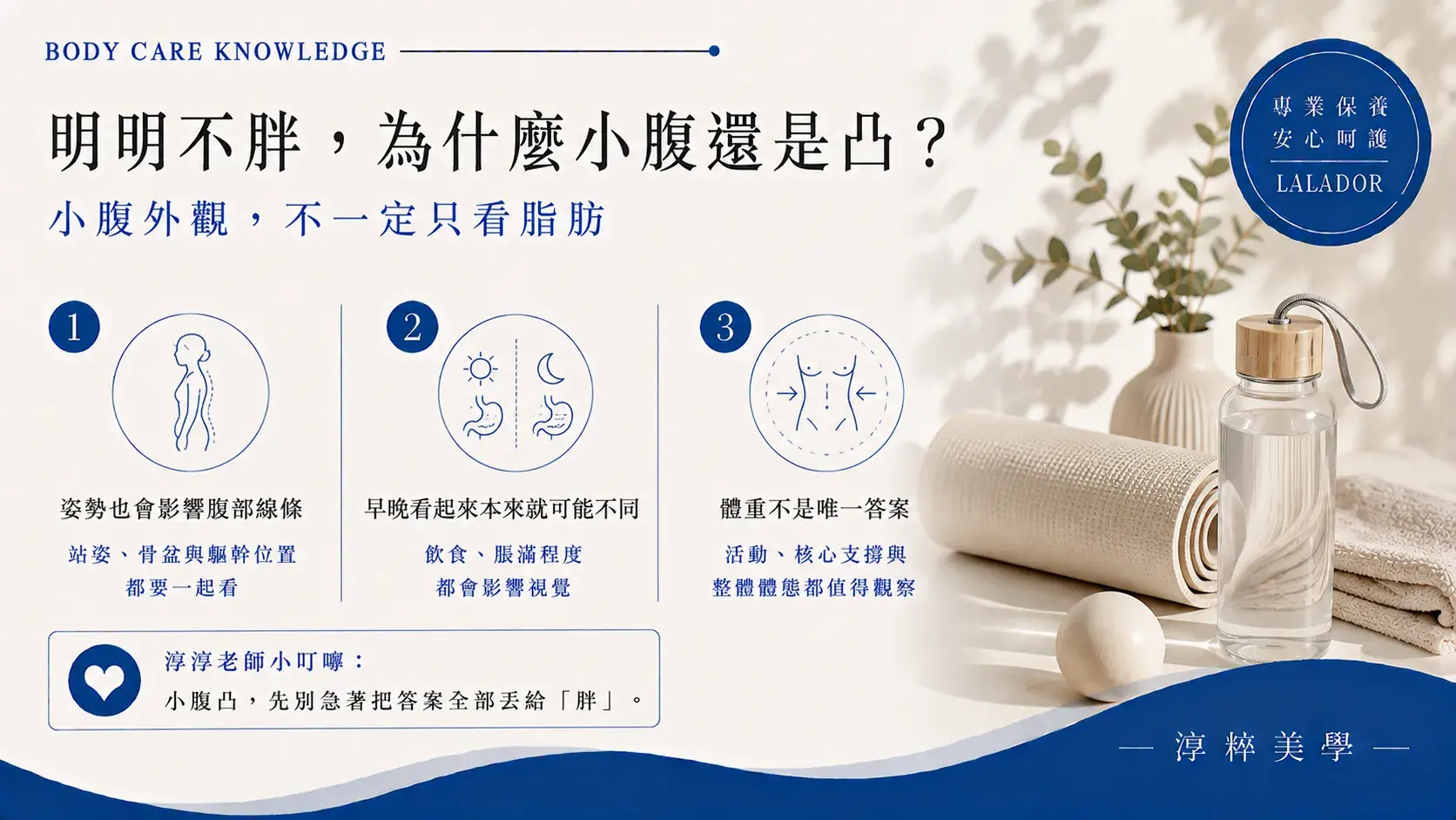 明明不胖小腹卻看起來突出，不一定只有脂肪，姿勢、核心支撐、久坐與腹部脹滿程度都可能影響外觀81 Lower Belly Protrusion Xinzhuang