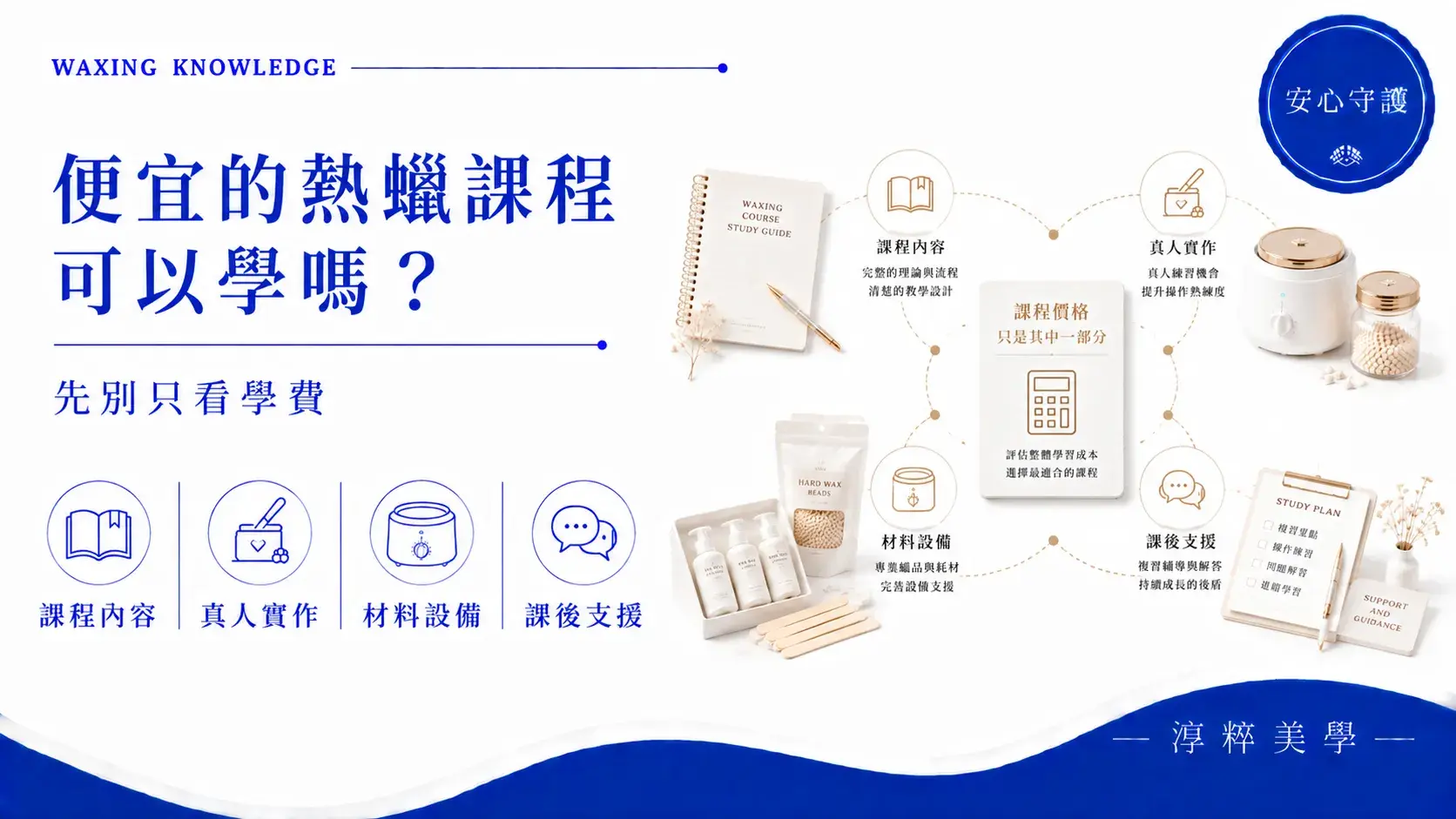 便宜的熱蠟課程可以學嗎，比較熱蠟課程價格前應確認課程內容、真人實作、材料設備與課後支援便宜的熱蠟課程可以學嗎 熱蠟課程價格與總學習成本比較