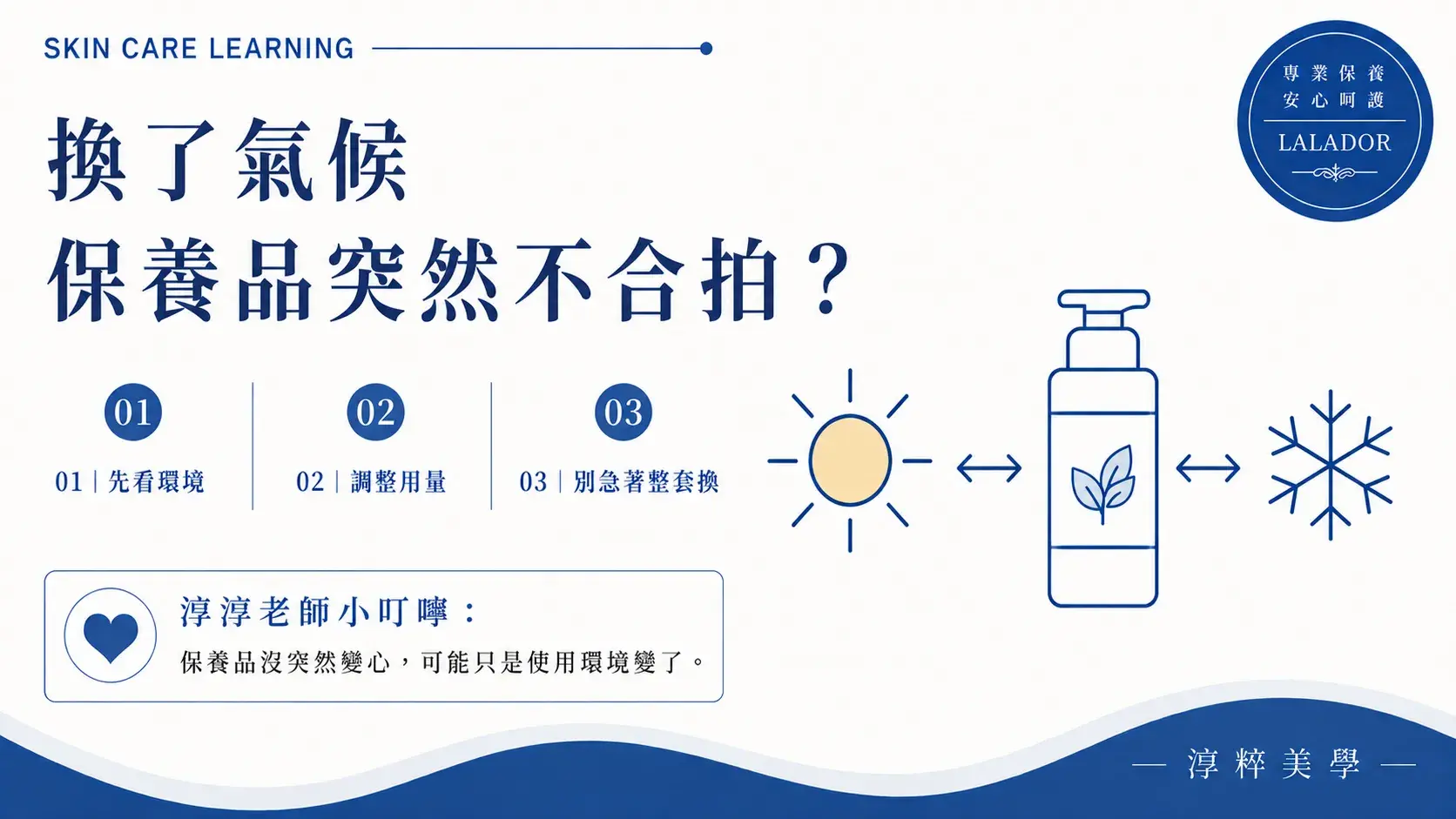出國換了不同氣候後原本保養品的使用感受可能改變，可先觀察溫度、濕度與環境，再依個人膚況調整產品質地或用量Travel Climate Skincare Routine Change Cropped