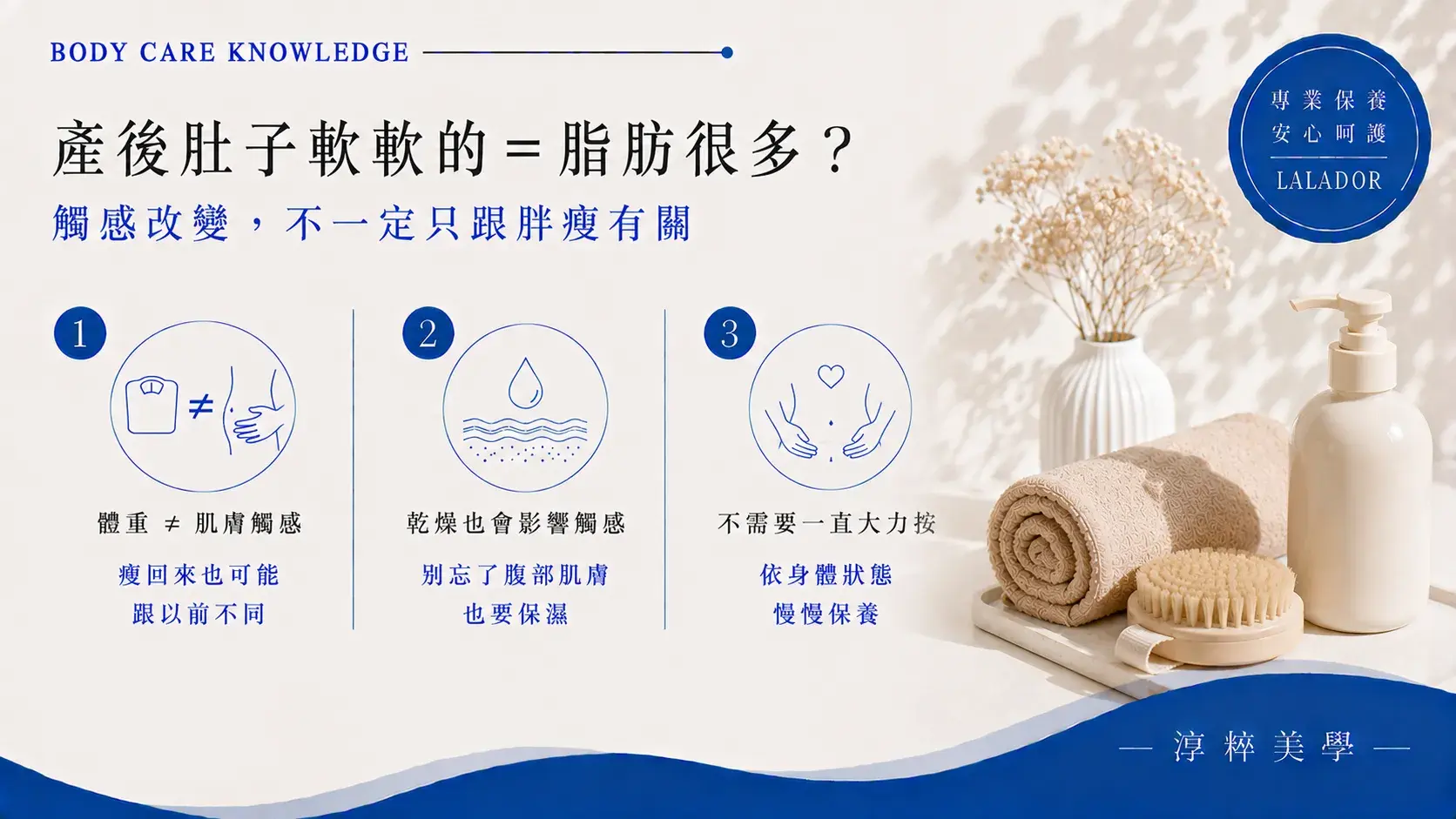 產後肚子摸起來軟軟的不一定代表脂肪很多，腹部肌膚狀態與產後變化也會影響觸感 Postpartum Soft Belly Skin Xinzhuang